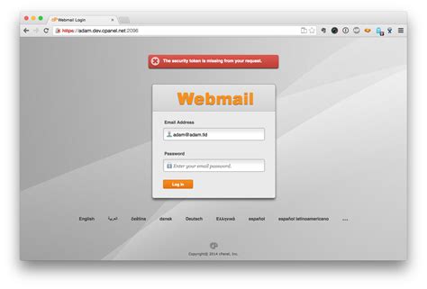 vch webmail login